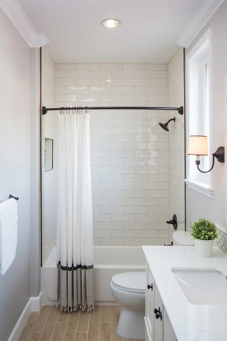 HOME-DZINE | Bathroom Ideas - A shower curtain won't cost much and you can shop around for (or make your own) stylish shower curtain that complements your bathroom. Unless you're going for an over-the-top or eclectic look, keep the shower curtain simple. You can easily add a few embellishments to a plain curtain to add interest to a bland bathroom.