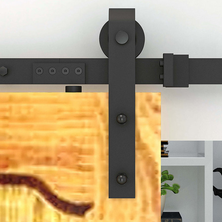 HOME-DZINE | Sliding Barn Door - The Classic sliding barn door system allows you to install sliding barn doors in any home without the hassle