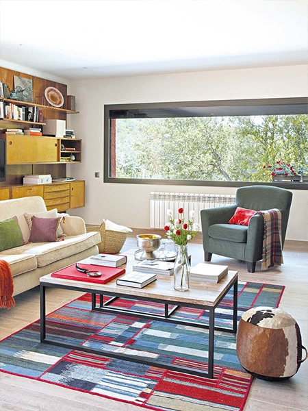 How to visually extend living spaces
