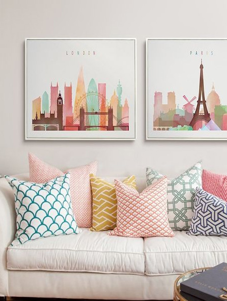 HOME-DZINE | Spring Home - To add a touch of Spring to your home doesn't mean you have to paint walls, although that works as well