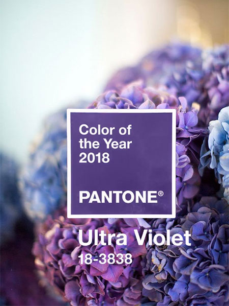 HOME-DZINE | Prominent Paint Wall Colours - Ultra Violet is Pantone's colour of the year for 2018.
