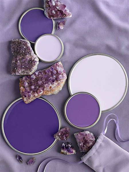 HOME-DZINE | Prominent Paint Wall Colours - Ultra Violet lights the way to what is yet to come.