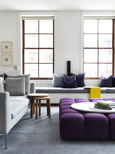 HOME-DZINE | Prominent Paint Colours - Ultra Violet - use this dramatic colour as an accent.