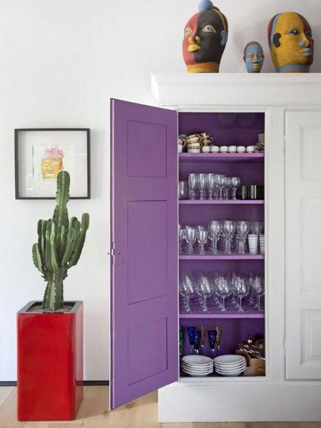 HOME-DZINE | Prominent Paint Colours - Ultra Violet is an unexpected colour that can be used in many ways