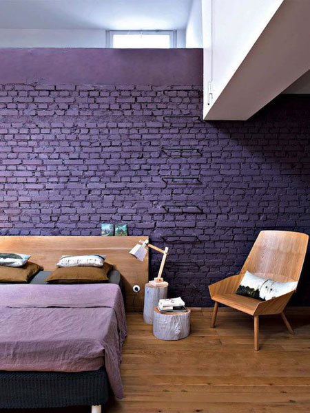 HOME-DZINE | Prominent Paint Wall Colours - Combine Ultra Violet with natural and organic materials for contemporary interiors.