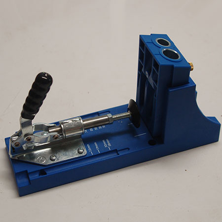 HOME-DZINE | Kreg Tools - The first step is to fit the drill guide into your jig.