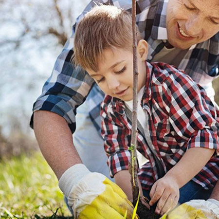 Life lessons for kids in the garden