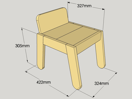 Kiddies play table and chairs dimensions