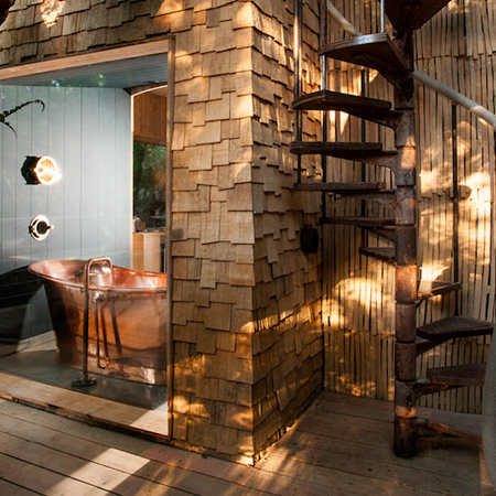 Luxury treehouse home