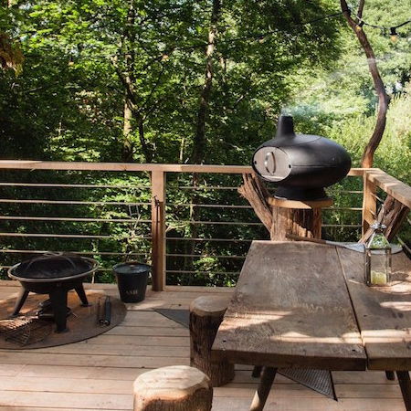 Luxury treehouse home