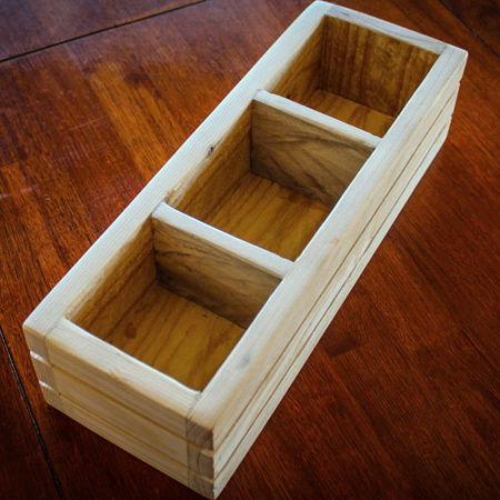 Reclaimed succulent planter