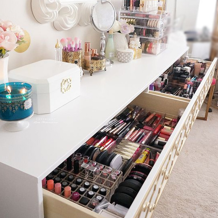 Glam vanity ideas