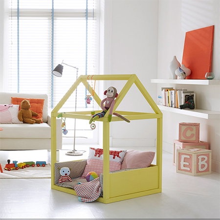 Make an interesting hideaway for baby using materials and supplies readily available at your local Builders.