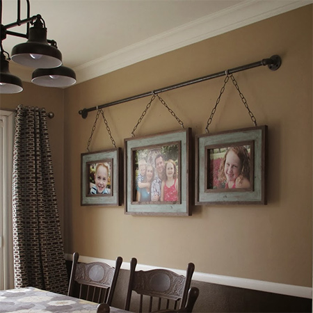 To make your own galvanised pipe wall gallery you are going to need a few supplies. With the exception of galvanised pipe and fittings, you can buy everything you need at your local Builders Warehouse.