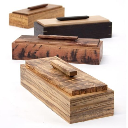 Wooden gift boxes are prefect for presenting small gifts, plus you can make use of valuable offcuts, or buy small pieces of exotic timber, to practice your skills and make your own wooden gift boxes.