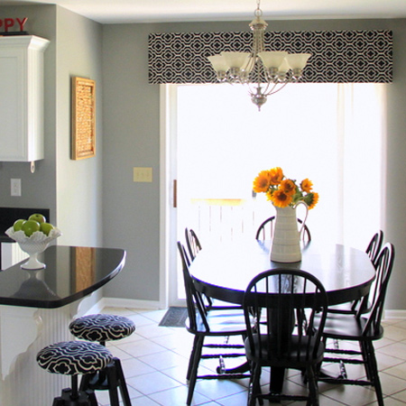 A painted kitchen