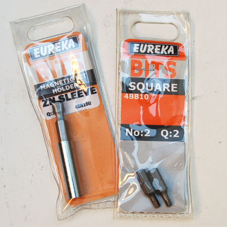The next time you're out shopping for accessories for your workshop, remember to stock up on a Magnetic Holder and spare square-hole bits and visit www.Eureka.co.za to find the right fastener for your next project.