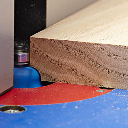 Investing in a router allows you to apply a 