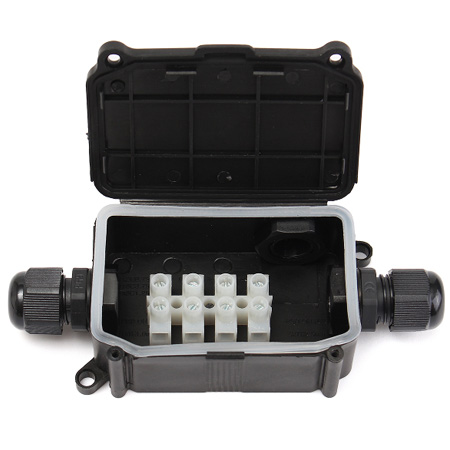 If you are installing an LED motion-sensor floodlight you may need to extend the electrical cord to reach the power outlet. Only use an exterior-graded electrical extension cord or wiring for this, and join the wires via a waterproof junction box. You will find LED and solar motion-sensor floodlights, and all fittings, at your local Builders