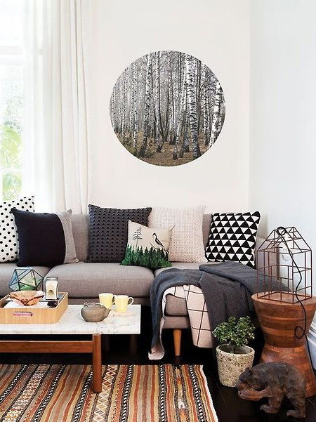 Shop at your favourite home decor stores for accessories that can fill up your rental home with personality and charm... your personality, and you will find that rooms will come to live without ever hammering a nail into the wall.