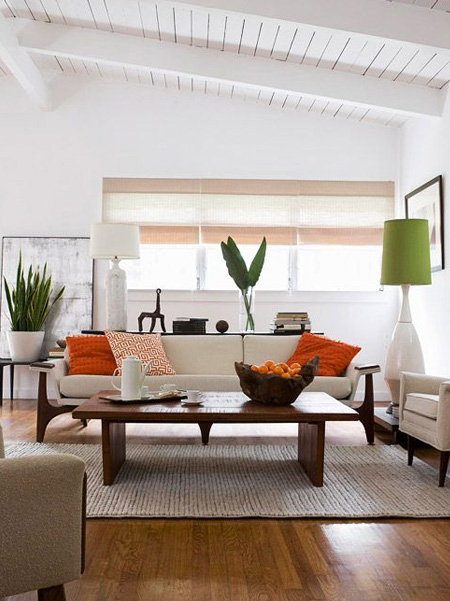Table lamps and floor lamps don't need to be wired up and add just as much personality
