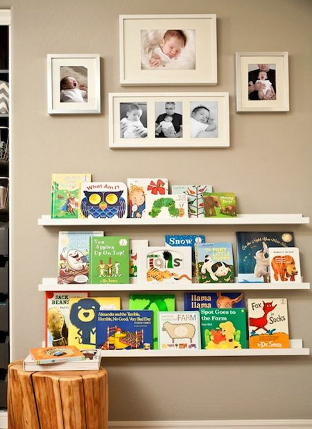Making your own book ledges is an easy way to set up a reading corner or wall. You'll find instructions here to make book ledges, and all the materials and supplies can be found at your local Builders or hardware store.