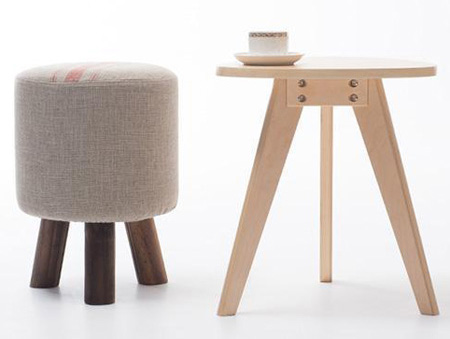 Although the Scandinavian-style tables shown here are generally birch, I decided to replicate the look with some leftover 16mm pine plywood that I had. If you manage to find a nice sheet, there's no reason why plywood can't look just as good - plus it's strong enough to make a sturdy table. And you can buy pine plywood at your local Builders Warehouse or timber merchant.