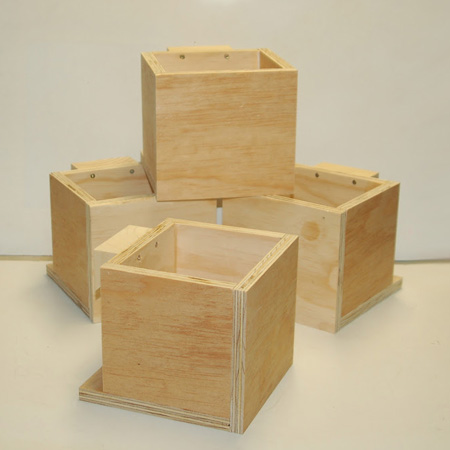 HOME-DZINE | Completed planter boxes