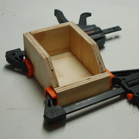 2. Glue all the pieces together and clamp for a couple of hours.&nbsp;