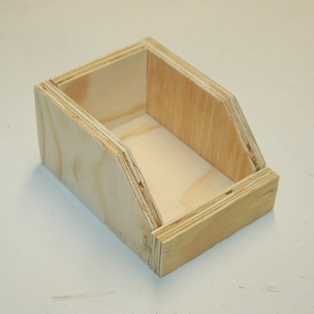 Workshop Storage Bins on French Cleats