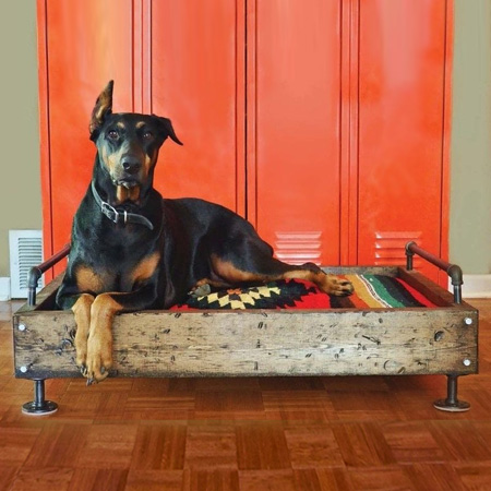 HOME DZINE Home DIY Pallet Wood Dog Bed