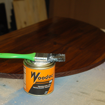 Make a small drop-leaf table - sealer