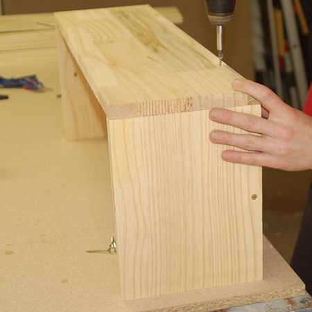 Bathroom storage bench