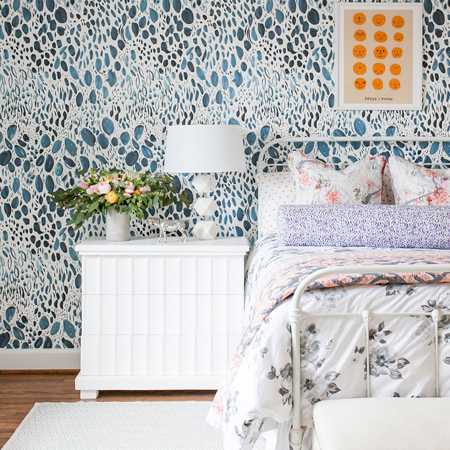 Mix colour and pattern when decorating