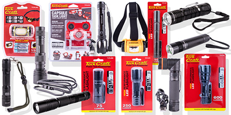 HOME-DZINE | Vermont Sales - Tork Craft LED flashlights, torches, headlamps, and work lights