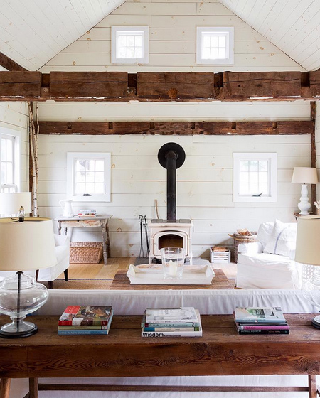 Wood adds texture and warmth