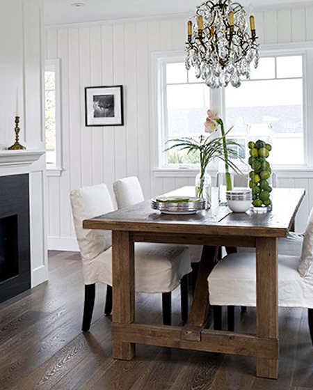 Wood adds texture and warmth