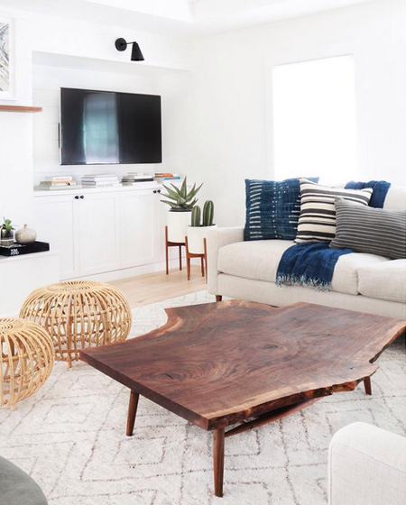 Wood adds texture and warmth