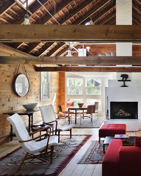 Wood adds texture and warmth