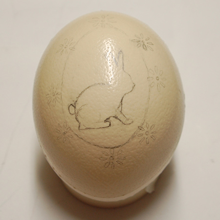 Easter Lace Eggs - with Ostrich Eggs!