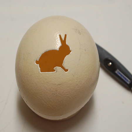 Easter Lace Eggs - with Ostrich Eggs!