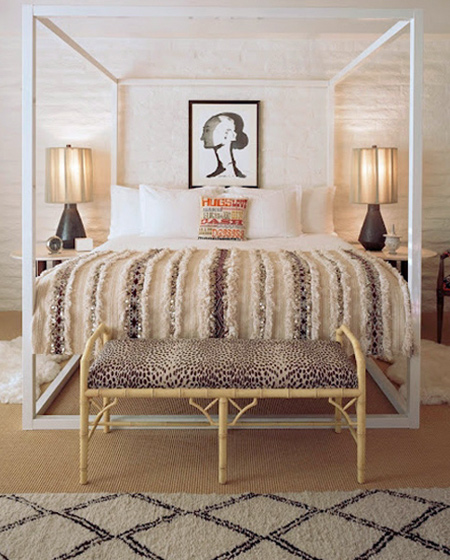 Elegant and shiny Moroccan wedding blanket
