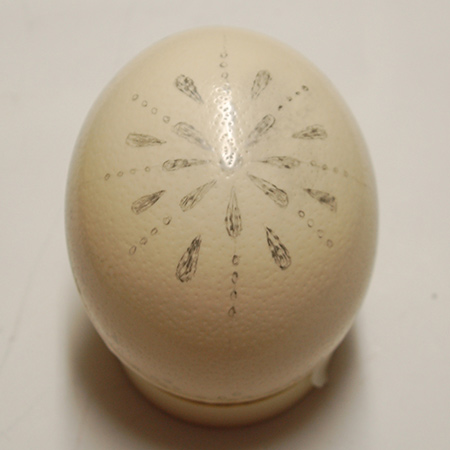 Easter Lace Eggs - with Ostrich Eggs!