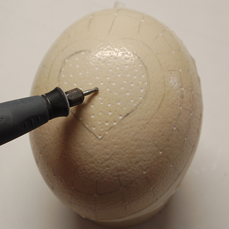 Easter Lace Eggs - with Ostrich Eggs!