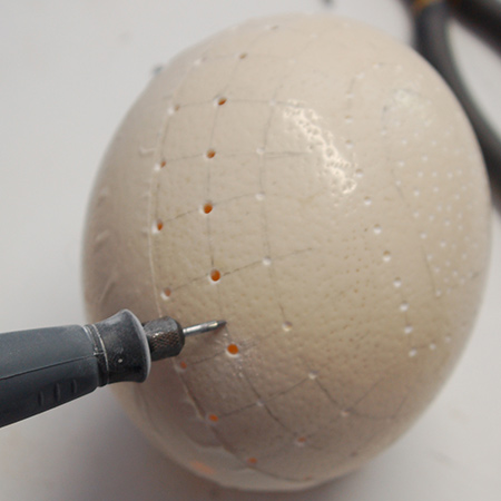 Easter Lace Eggs - with Ostrich Eggs!