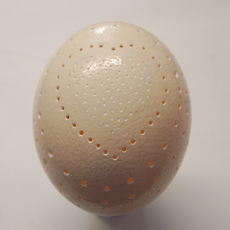 Easter Lace Eggs - with Ostrich Eggs!