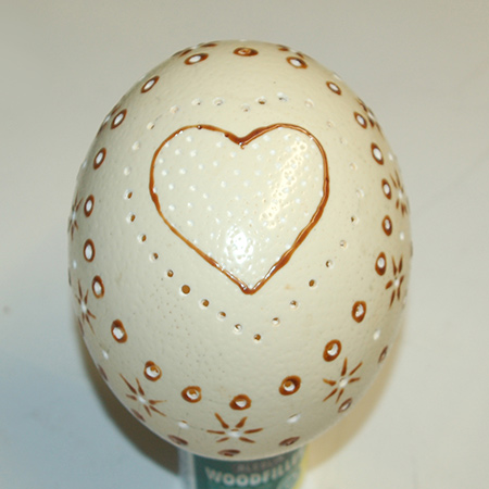 Easter Lace Eggs - with Ostrich Eggs!