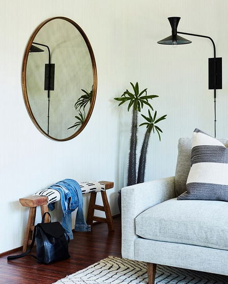 Wood adds texture and warmth