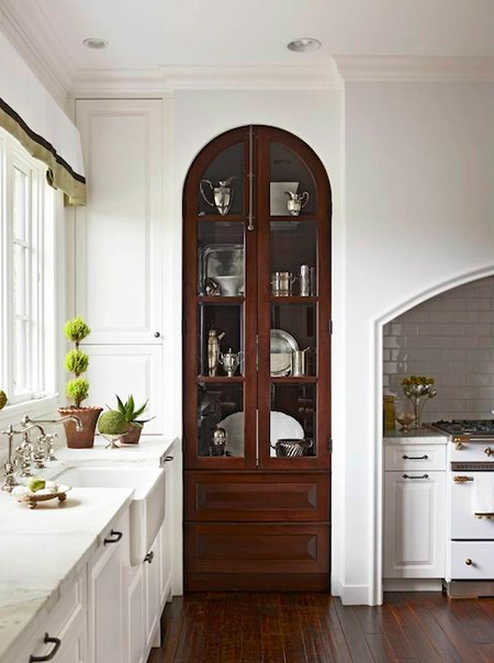 Kitchens always need plenty of storage space and an alcove, small or large, is just the place to install extra shelving or a cabinet