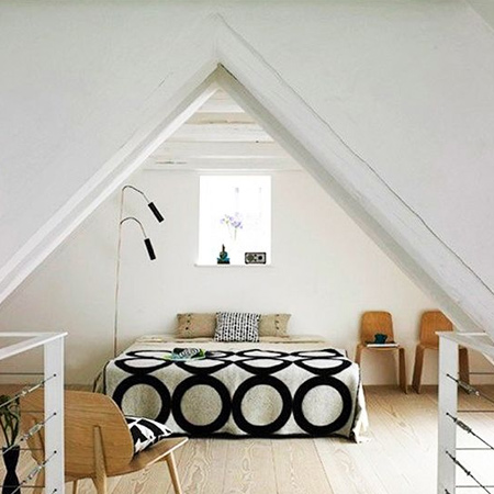 Bedroom in the attic